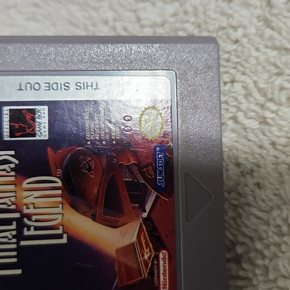 Vintage 1989 Nintendo GameBoy OEM Video Game The Final Fantasy Legend - Picture 8 of 9